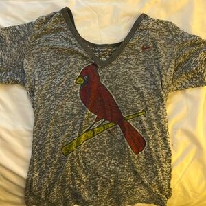 Short Sleeve V-Neck Cardinals Shirt